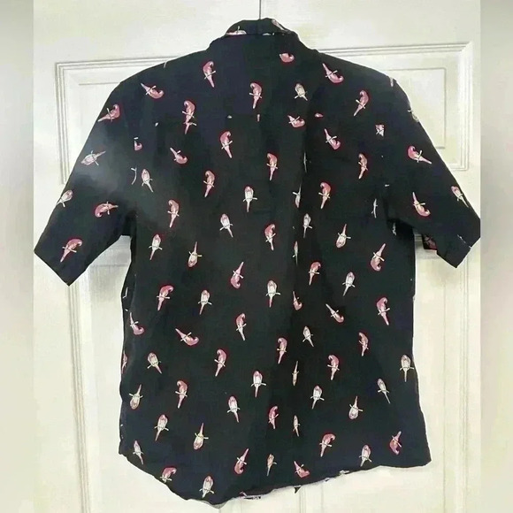 Men’s Size Large George Parrot Button Up Summer Polo T-shirt - Picture 4 of 4